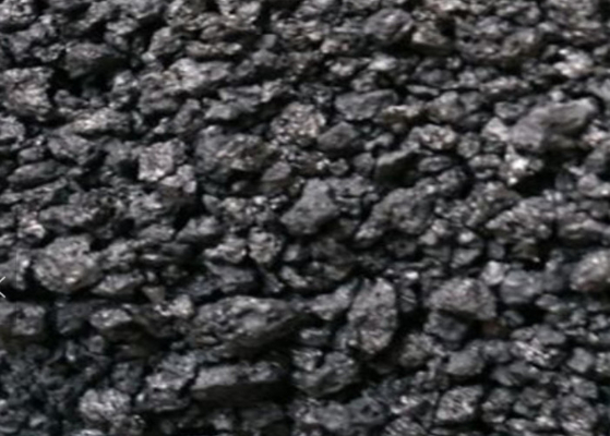 Coke di petrolio a basso tenore di zolfo ad alto tenore di carbonio, Petcoke calcinato 1-5mm per industria della fonderia