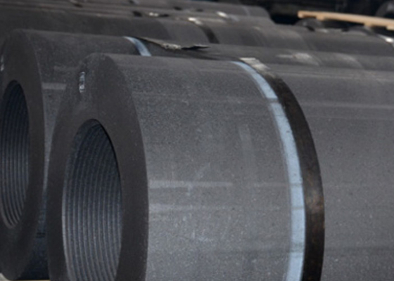 Grande colore del nero di Rod Electrodes For Arc Furnaces della grafite del diametro