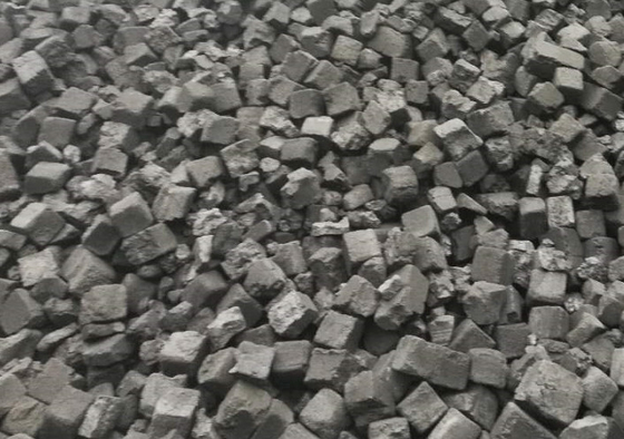 Dimensione minerale formata cubica bassa del prodotto sostitutivo 120x120x 120mm del coke di S