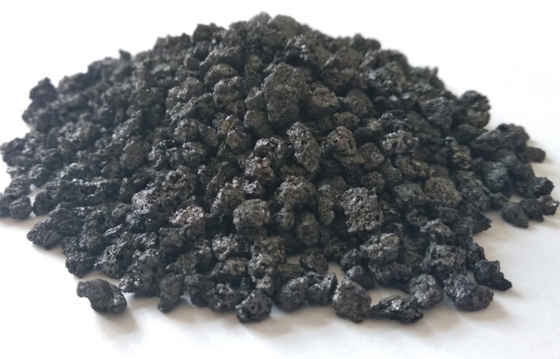 S bassa e coke di petrolio calcinato N, 98,5% dimensione cruda del coke 1-10mm dell'animale domestico